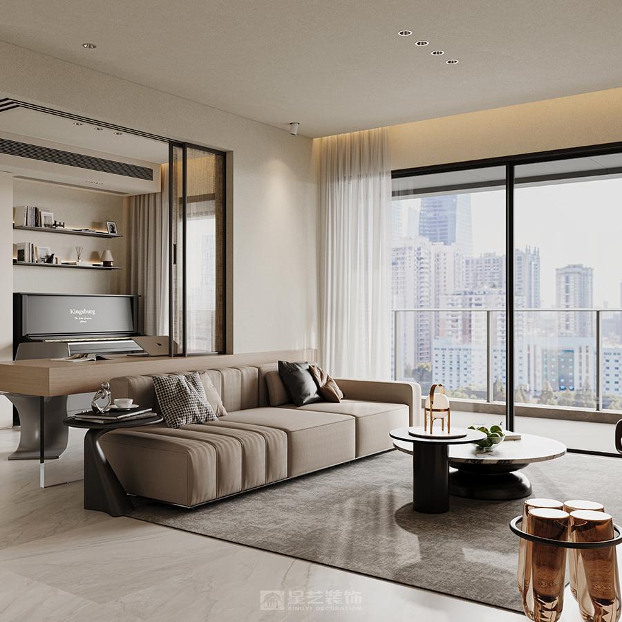 柔棕雅境，松弛感的現(xiàn)代輕奢居